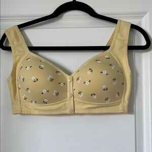 Floral Yellow Bra